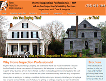 Tablet Screenshot of homeinspection-professionals.com